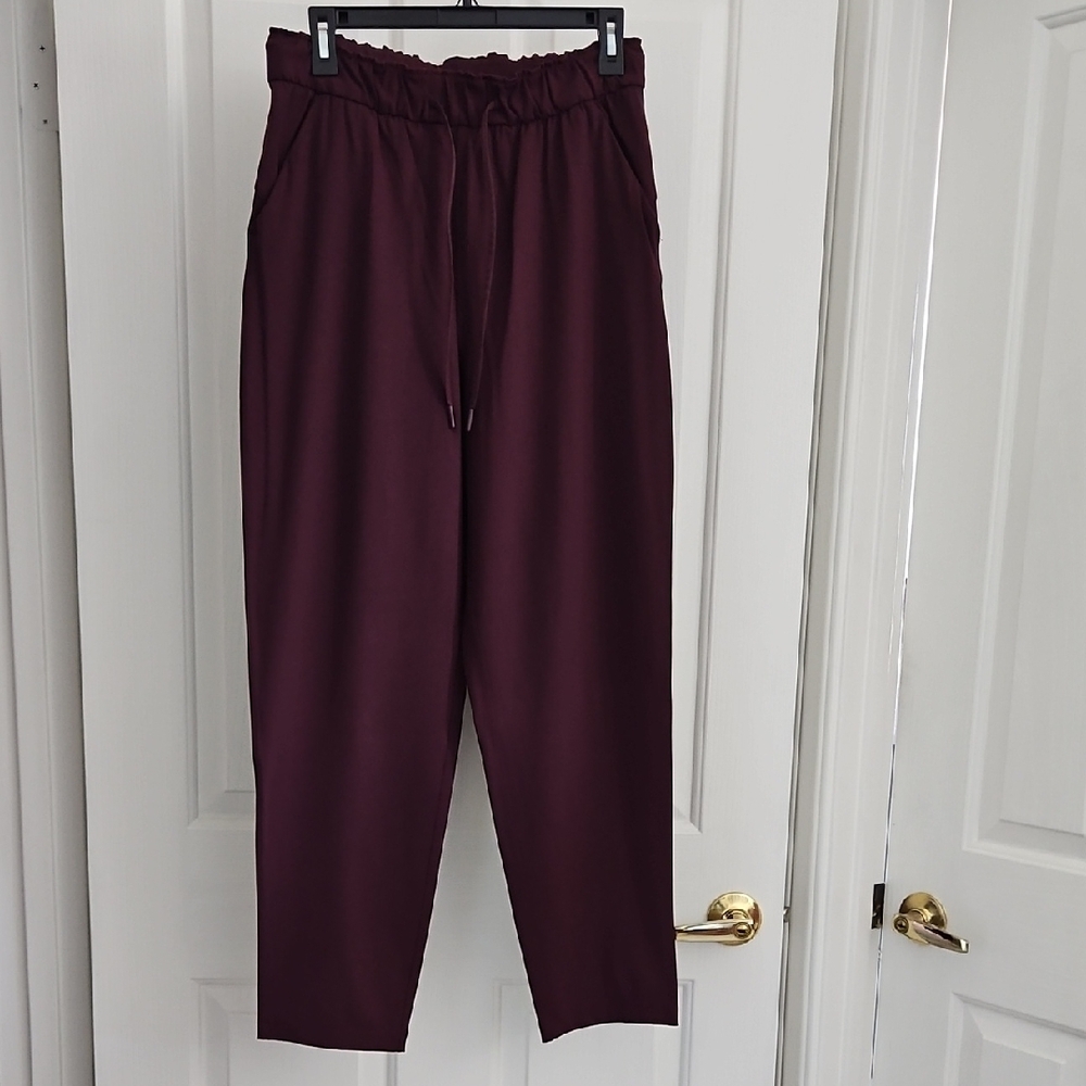 lululemon athletica Burgundy Straight Leg Pants